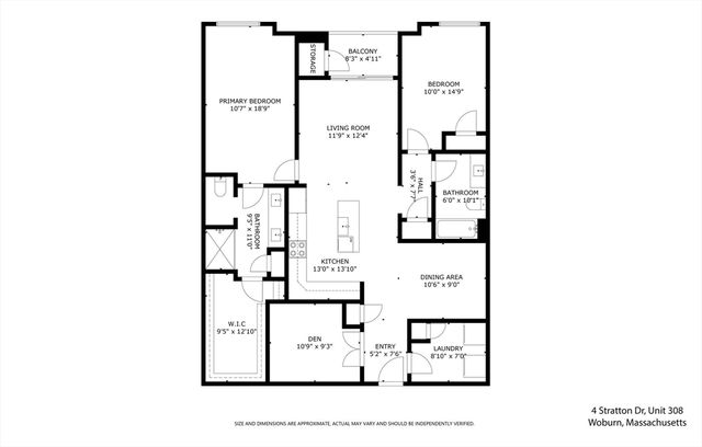 4 Stratton Dr 308, Woburn, MA 01801