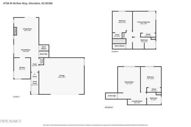 4758 W MCRAE Way, Glendale, AZ 85308