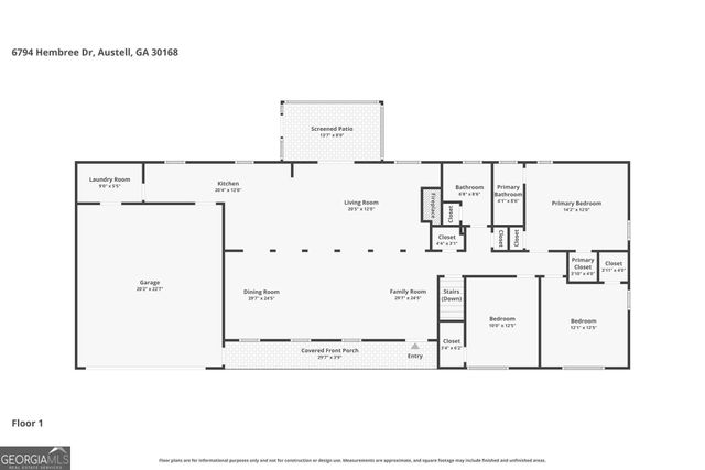 6794 Hembree Drive, Austell, GA 30168