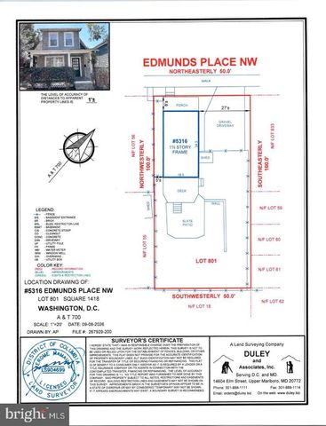 5316 EDMUNDS PL NW, Washington, DC 20016