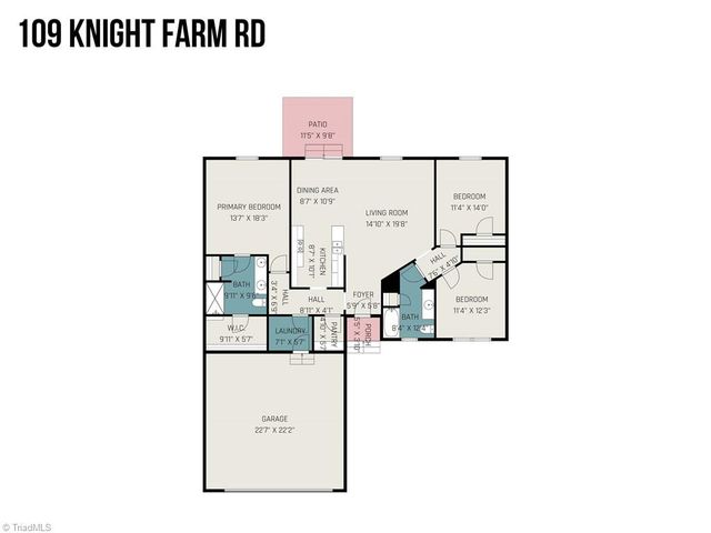 109 Knight Farm Road, Stokesdale, NC 27357