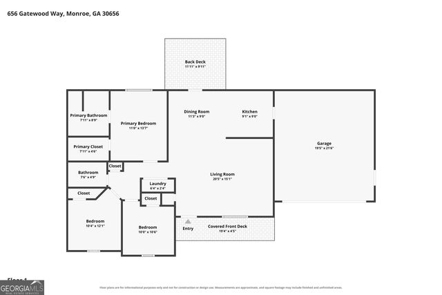 656 Gatewood Way, Monroe, GA 30656
