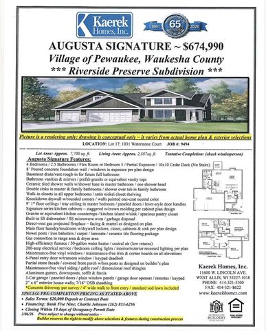 1031 WATERSTONE COURT, Pewaukee, WI 53072