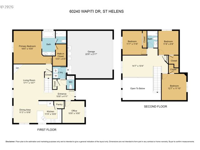 60240 WAPITI Dr, St Helens, OR 97051