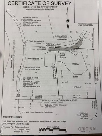 Lot 66 Preserve Drive, Fenton, MI 48430