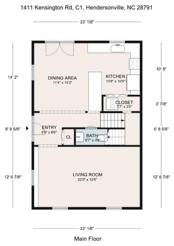 1411 Kensington Road, Hendersonville, NC 28791