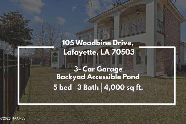 105 Woodbine Drive, Lafayette, LA 70503