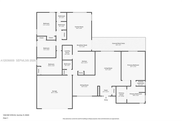 1334 NW 127th Drive, Sunrise, FL 33323