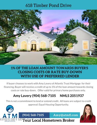 618 TIMBER POND Drive, Ponte Vedra Beach, FL 32082