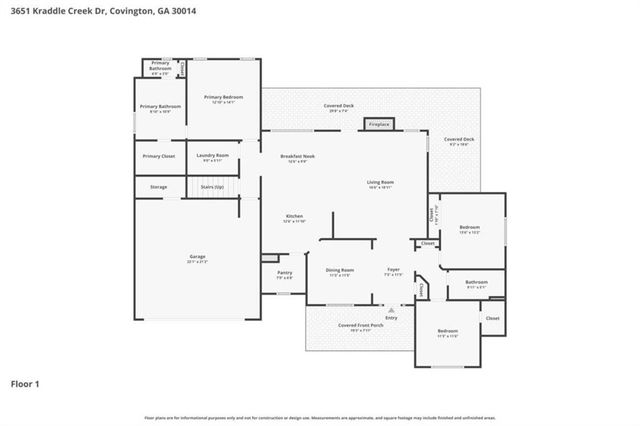 3651 Kraddle Creek Drive, Covington, GA 30014