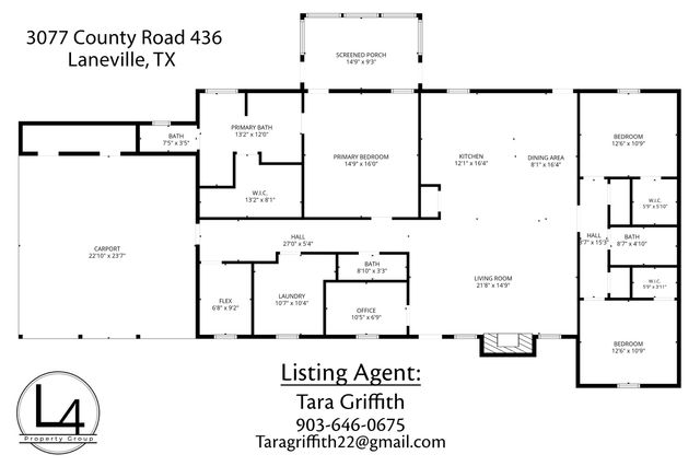 3077 W CR 436, Laneville, TX 75667