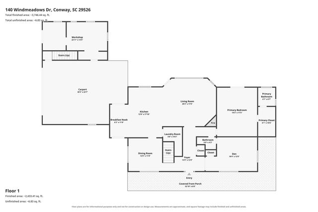 140 Windmeadows Dr., Conway, SC 29526