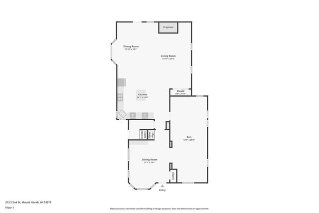 313 S 2nd Street, Mount Horeb, WI 53572