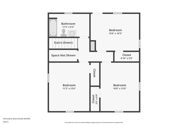 313 S 2nd Street, Mount Horeb, WI 53572
