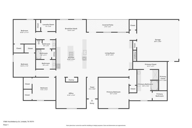 17681 Huckleberry Circle, Lindale, TX 75771