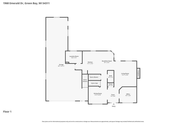 1968 EMERALD DRIVE, Green Bay, WI 54311