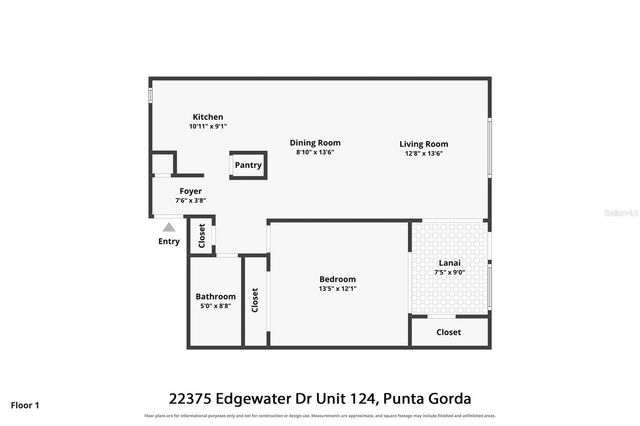 22375 EDGEWATER DRIVE 124, Punta Gorda, FL 33980