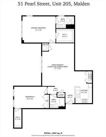 51 Pearl St 205, Malden, MA 02148