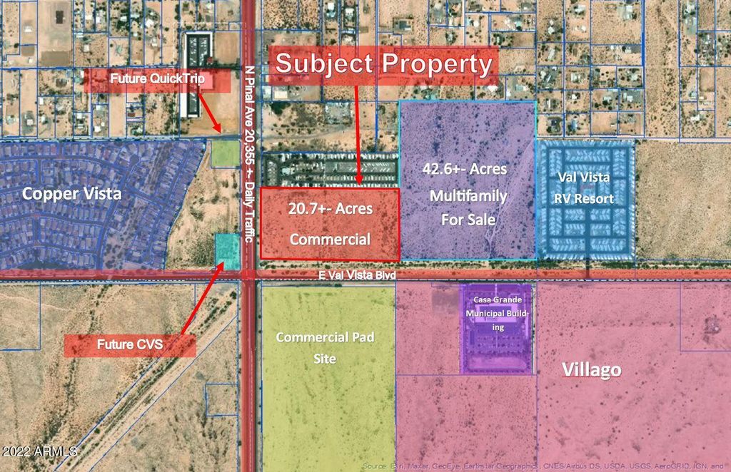 NEC Pinal Ave & E Val Vista Blvd -- -, Casa Grande, AZ 85122 — photo 2