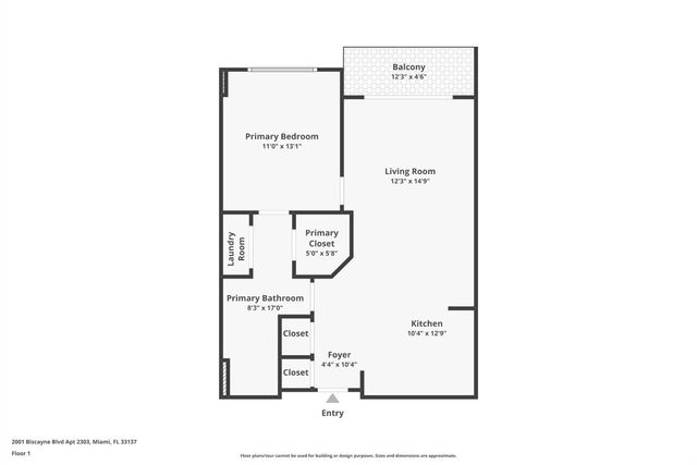 2001 Biscayne Boulevard 2303, Miami, FL 33137