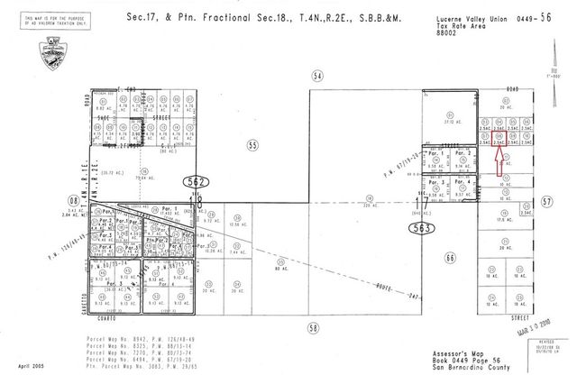 0 Sage Rd + Santa Fe Fire Road, Lucerne Valley, CA 92356