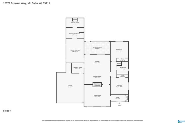 12673 BROWNE WAY, Mccalla, AL 35111
