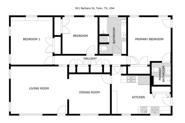 921 E Barbara Street, Tyler, TX 75701