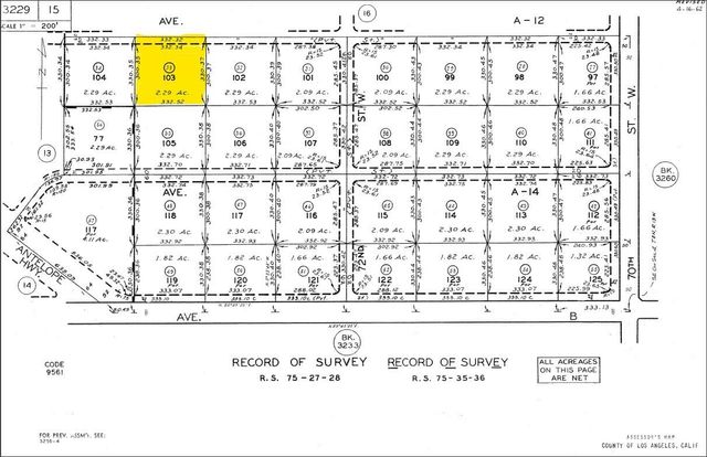 Ave A12 And Vic 73rd St West, Lancaster, CA 93536