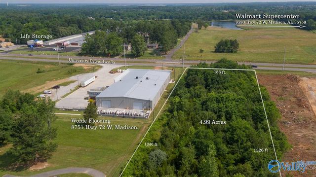 4.9 Acres Highway 72 West, Huntsville, AL 35758