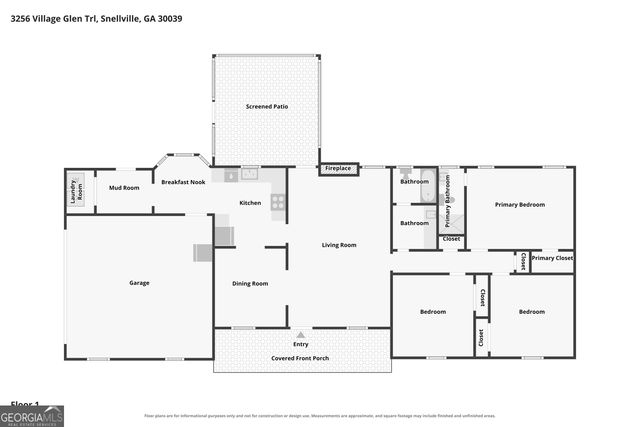 3256 Village Glen Trail, Snellville, GA 30039