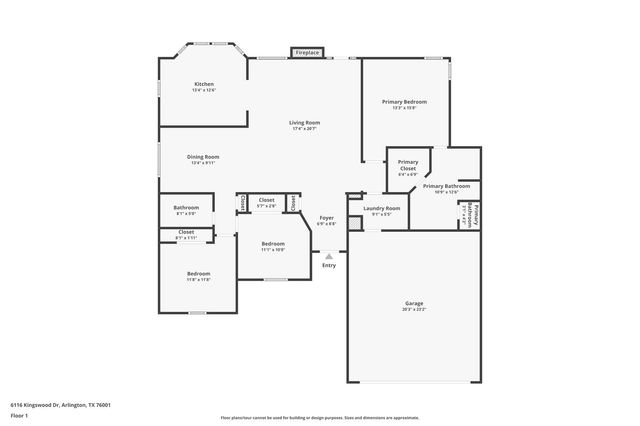 6116 Kingswood Drive, Arlington, TX 76001
