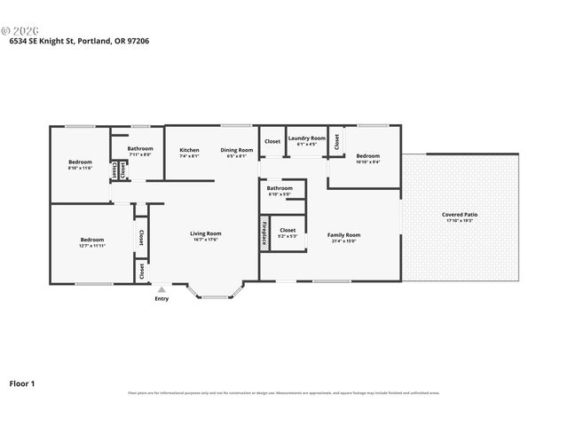 6534 Se KNIGHT St, Portland, OR 97206