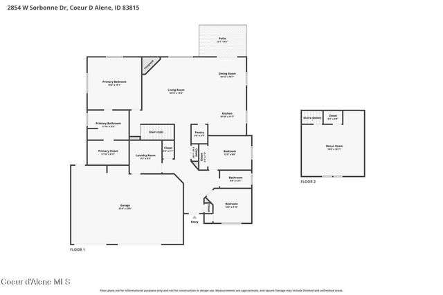 2854 W Sorbonne Dr, Coeur D'alene, ID 83815