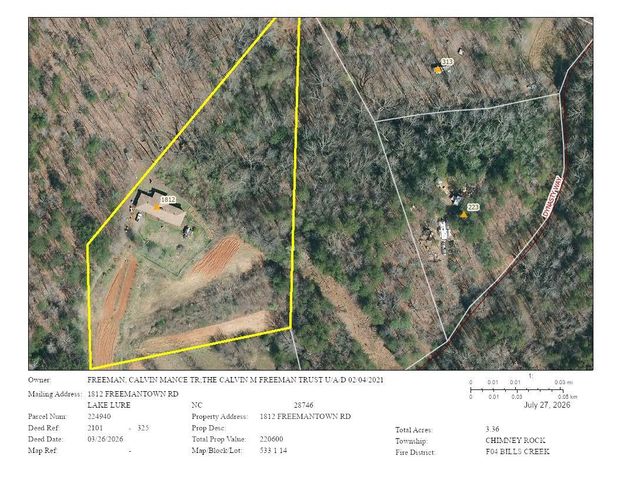 1812 Freemantown Road, Lake Lure, NC 28746