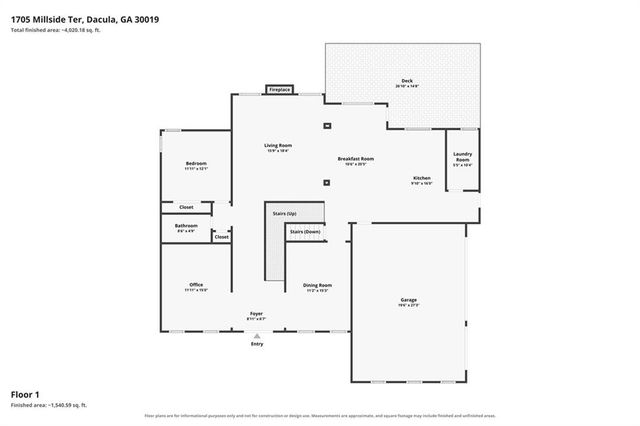 1705 Millside Terrace, Dacula, GA 30019