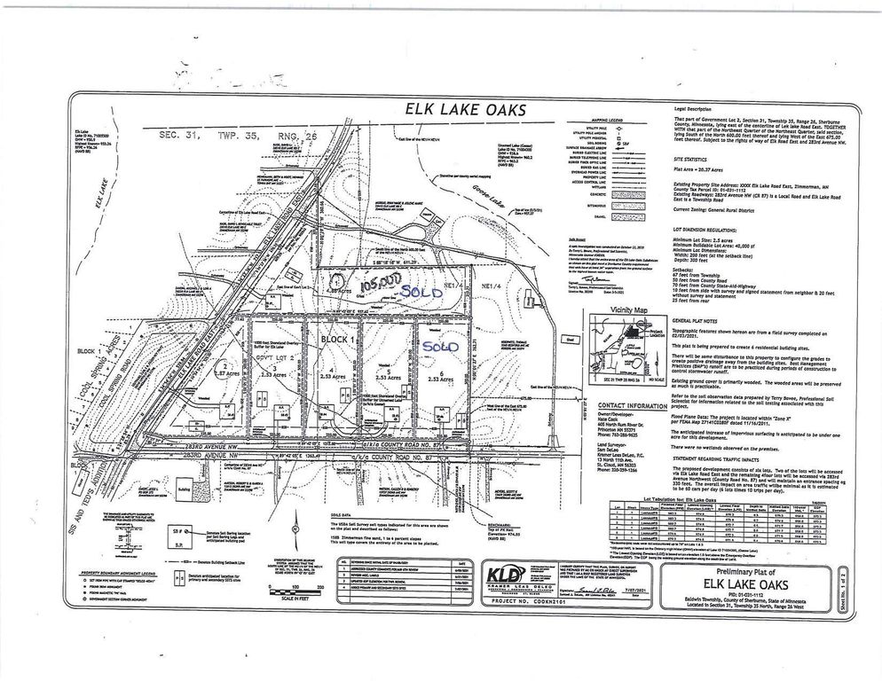 XXX Lot 3 283rd Avenue NW, Zimmerman, MN 55398