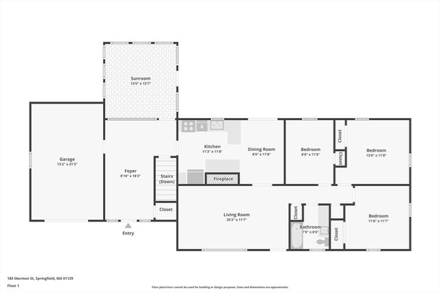 185 Marmon Street, Springfield, MA 01129
