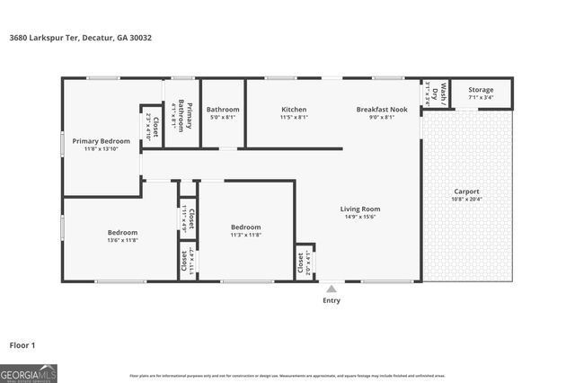 3680 Larkspur Terrace, Decatur, GA 30032