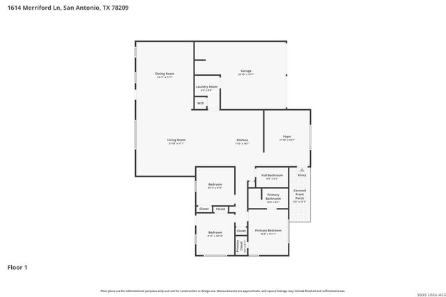 1614 MERRIFORD LN, San Antonio, TX 78209