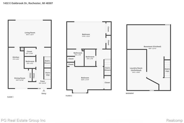 1432 Oakbrook E, Rochester Hills, MI 48307