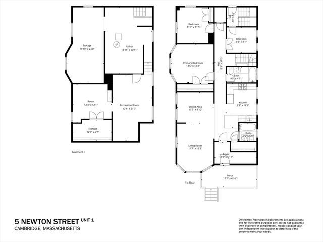 5 Newton Street 1, Cambridge, MA 02139