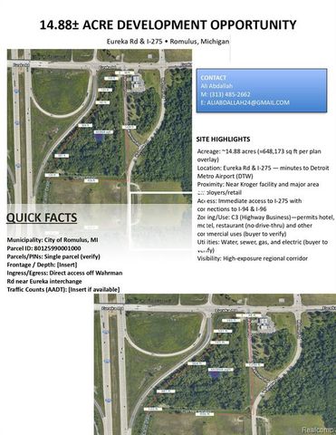 0000 Old Wahrman, Romulus, MI 48174