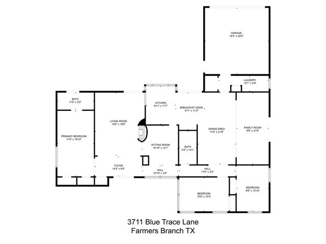 3711 Blue Trace Lane, Farmers Branch, TX 75244