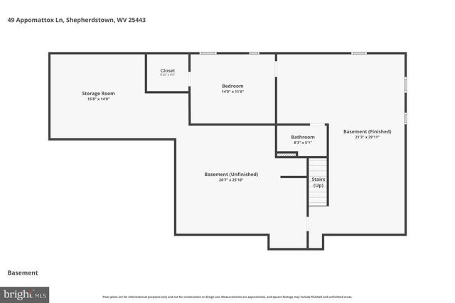 49 APPOMATTOX LN, Shepherdstown, WV 25443