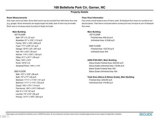 168 Belleforte Park Circle, Garner, NC 27529