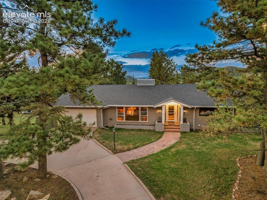 105 Piney Point Lane, Woodland Park, CO 80863 — exterior