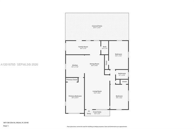 1871 SW 23rd St, Miami, FL 33145