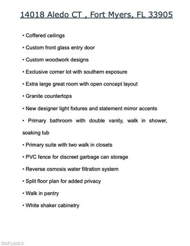 14018 Aledo CT, Fort Myers, FL 33905
