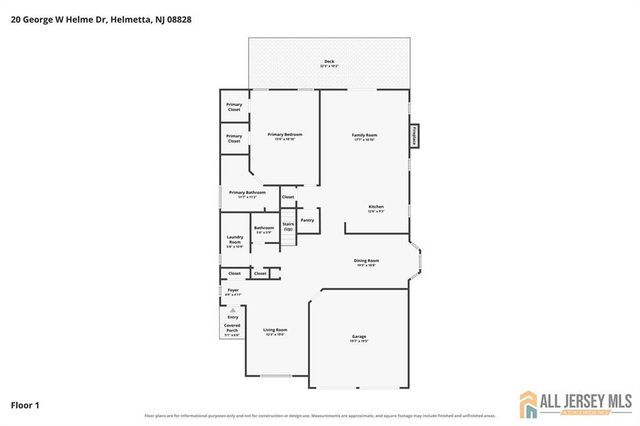 20 George W Helme Drive, Helmetta, NJ 08828