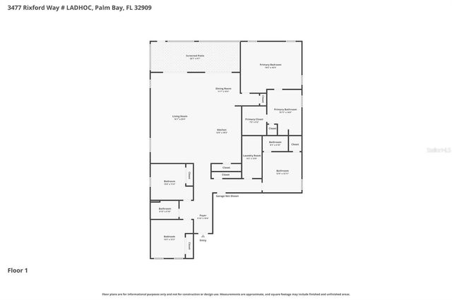 3477 RIXFORD WAY SE, Palm Bay, FL 32909